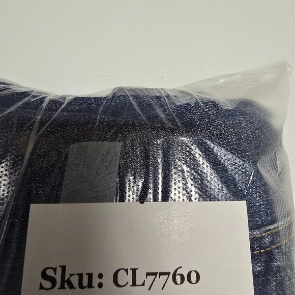 Oliver Logan Mulberry Jeans Womens 28 Blue Lace Up Straight Leg Medium Wash - Picture 14 of 14